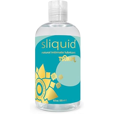 Sliquid Tsunami – Water-Based Lube, Thick Gel Infused with Moisturizing Seaweed Extract, Unscented Personal Lubricant, 8.5 Oz Cover