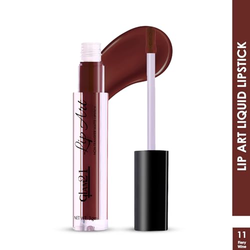 Image of Glam21 Lip Art Non-Transfer Matte Liquid Lipstick | Lightweight, Long-Lasting | Waterproof & Smudge-Proof Lip Colour | Intense Pigment | 3gm -Nude Adore-12