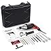immagine 6Trapano a Percussione, Meterk 950W 2800 RPM Trapano a Percussione 2 in 1,Impugnatura Girevole a 360 °,Cassetta Degli Attrezzi &12 kit Trapano,Grilletto a 17 Velocità,Adatto per Legno, Muratura,Acciaio