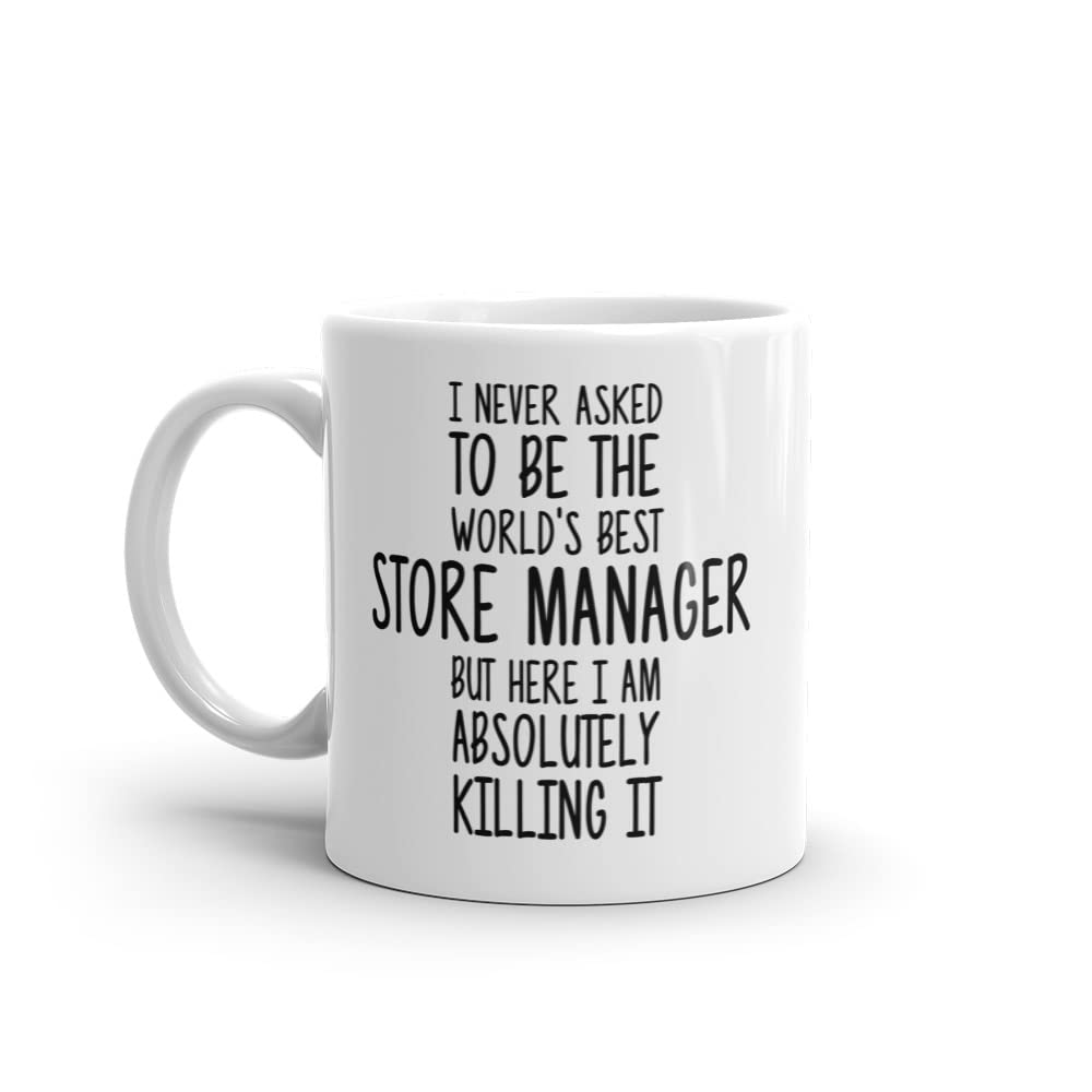 World's Best Store Manager Mug-Funny Store Manager Gift-Store Manager Coffee Mug-Store Manager Quote-Best Store Manager Ever