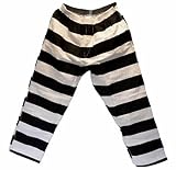 Authentic Prison Uniform Jail Inmate Striped Pants Size Large