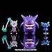 Pokemon Battle Figure 3 Pack - Features 2-Inch Misdreavus and Alolan Marowak and 3-Inch Gengar Battle Figures
