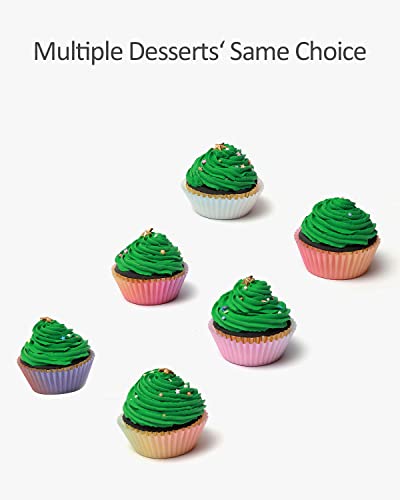 Cupcake Liners Cupcake Cups 300-Count Food Grade Gradint Design Cupcake Papers Baking Cups Cupcake Wrappers Qiqee #TOP3