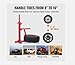 Manual Tire Changer, Portable Bead Breaker Mounting Tool, Tire Changing Machine for Car Truck Trailer Garage Use, Fits 203-406 mm Tires, Red