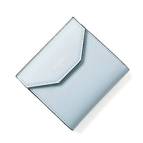 Portefeuille court pour dames petit portefeuille 3 volets tendance C