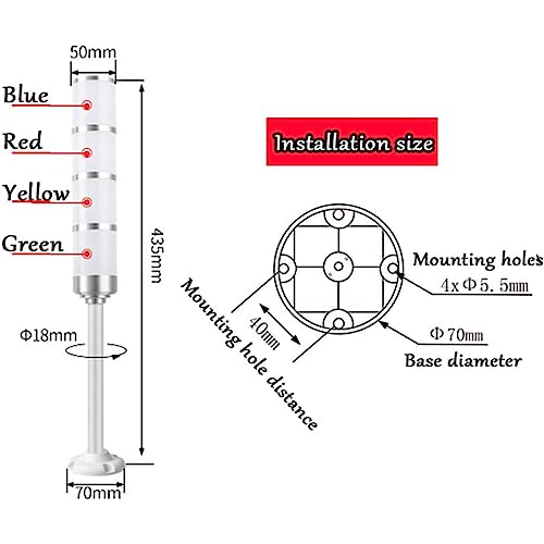 Luz de advertencia industrial para evitar paradas críticas en maquinaria y equipos CNC modernos 2