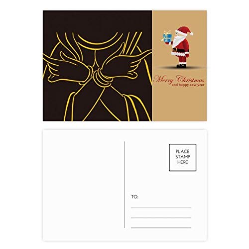 Cartes postales bouddhisme faites main et Père Noël pour partager des messages de paix