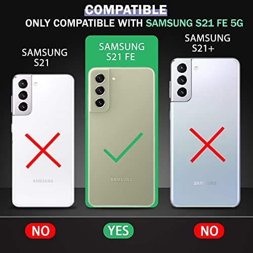 TheGiftKart-Ultra-Hybrid-Back-Case-Cover-for-Samsung-Galaxy-S21-FE-5G-Crystal-Clear-Hard-Back-Shockproof-Design-Camera-Protection-Bumper-Case-Cover-for-Samsung-S21-FE-5G-PC-TPU-Transparent