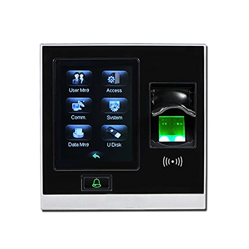Orologi per dipendenti di piccole imprese Biometric Fingerprint Access Control Time Recorder Sistema di controllo della porta Smart Grande capacità di memoria Color: SF usb