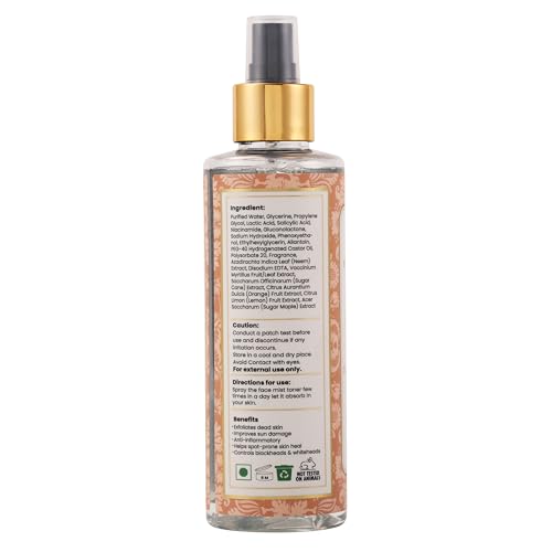 Image of RYLLZ ESSENTIALS AHA PHA BHA Face Toner 200ml | With Niacinamide & 1% Salicylic Acid | for Mild Exfoliation, Acne Control, Blackheads, Whiteheads & Pore Tightening | for All Skin Types | 200ml