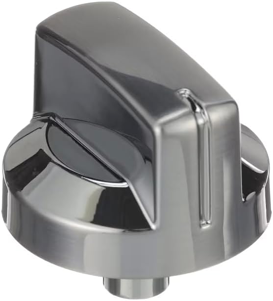 W10303835 Chrome Fan Control Knob Compatible With Whirlpool Cooktops - Budora - WPW10303835, 1875927, PS11752426