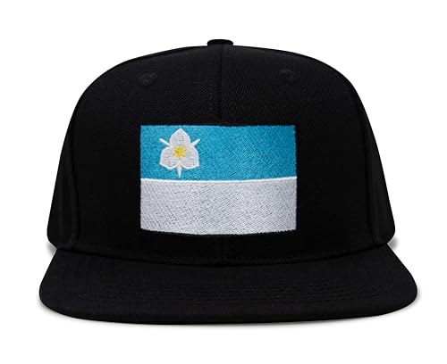 Image of International Tie City Hat for Men and Women, Adjustable Snapback Trucker Baseball Cap with Embroidered Patch