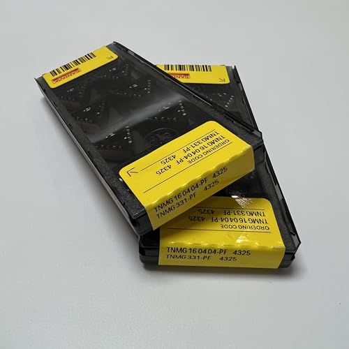 Lames en carbure TNMG160404-PF 4325 éliminant la surchauffe thermique pour des surfaces lisses
