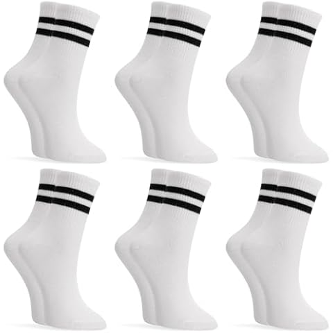 Zuimei 6 Pairs Women's Sports Socks Cover
