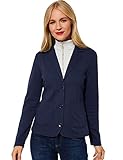 Street One Sweatblazer mit Knöpfen, Taschen und Hahnentritt Muster