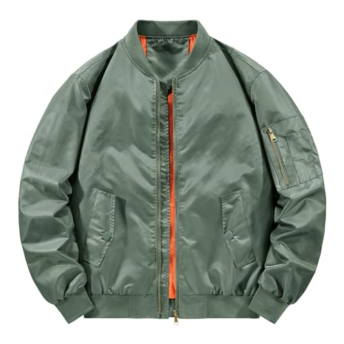 Veste de loisirs pour hommes blouson pilote premium avec col debout élégant