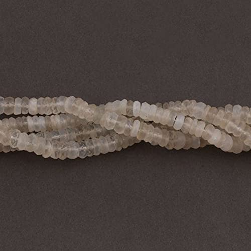 Perles en pierre de lune blanche rondelles facettées pour en finir avec les bijoux ternes