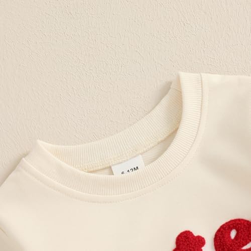 Image of Thorn Tree Valentines Skirts Set Toddler Girl Spring Winter Outfits Heart Sweatshirt Mesh Skirts Cute Baby Girl Set