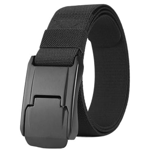 Stretch Belt For Men And Women Quick Release Buckle Strong Real Nylon Unisex Elastic Belt Overalls Work Belt
