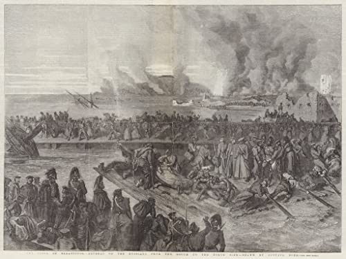 Tableau le siège de sébastopol par Gustave Doré, impression d'art haut de gamme 60x90 cm