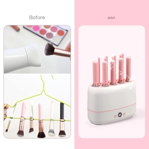 Herramienta de belleza para el tocador: secador de pincel de maquillaje y accesorios 7