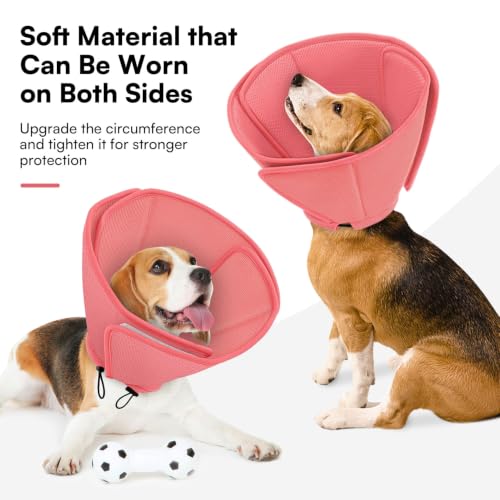 Image of Queenmore Soft Dog Cone Collar, Dog Cones for Large Dogs After Surgery