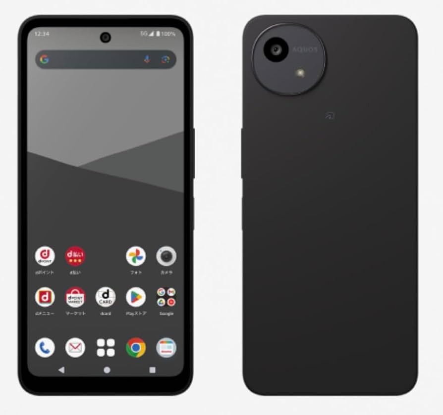Amazon | Simフリー AQUOS wish5 SH-52F スミ docomoモデルSIMフリー