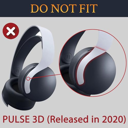 Repuestos de Almohadillas Refrigerantes SOULWIT para Sony Pulse Elite (No compatible con Pulse 3D) - Negro miniatura 3