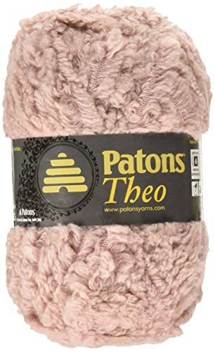 Hilo Theo Spinrite crema material de tejer crochet mantas artesanales 2