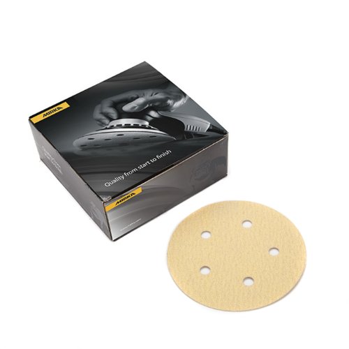 Disc sous vide Grain 60 ponçage bois Miroslava Bulldog Doré 12,7 cm - 2