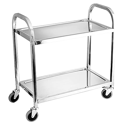 Chariot utilitaire en acier inoxydable pour optimiser le manque de rangement