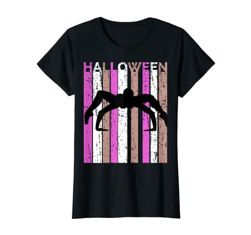 Retro Gymnastics Zombie Halloween Costume Gymnasts Spider T-Shirt
