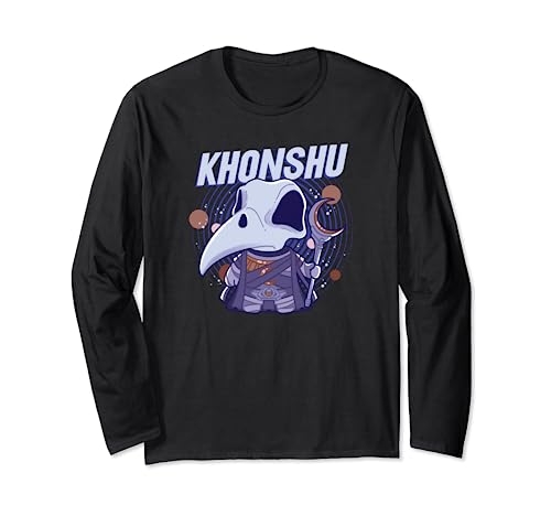T-shirt Moon Knight Khonshu Marvel manches longues imprimé spatial haute définition résistant