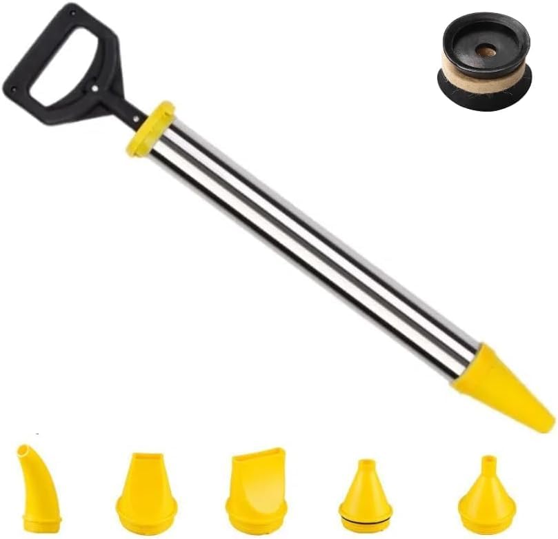 Miniatura 5 de Pistola de lechada de mortero aplicador de pulverizador de mortero Pistola de calafateo de cemento de acero inoxidable Bomba de calafateo de cemento