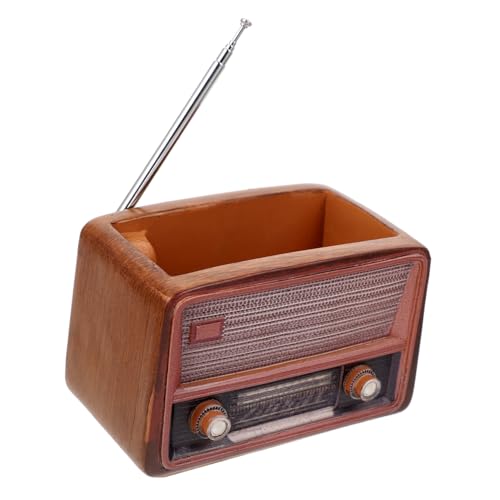 Veemoon 1pièce Pot De Fleurs Forme De Radio Vintage Conteneur De Plantes Succulentes pour Décoration Intérieure Et Extérieure Accessoire Unique Résine Couleur Aléatoire