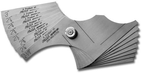 Decimal Fillet Weld Gage Gal-82