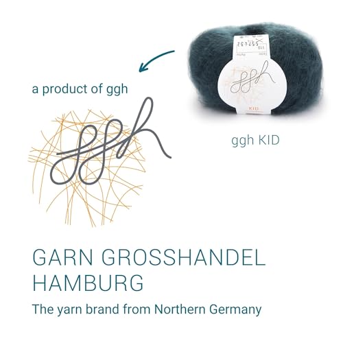Mohair Wolle ggh Kid Box mit 6 Knäuel Kid Mohair Strickwolle