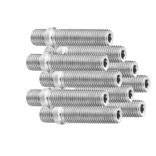 Pernos de rueda M12x1.5 tornillos compatibles con Z4 E85 E89 y Roadster M85 de 58 mm