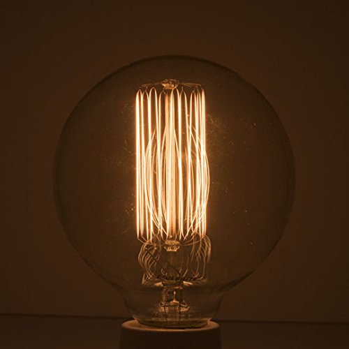 Bulbrite Incandescent G30 Medium Screw Base (E26) Light Bulb, 40 Watt, Antique #TOP4