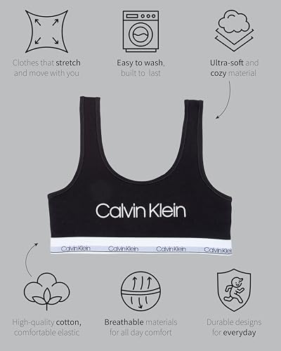 Calvin Klein Girls' Cotton Bralette 3-Pack4