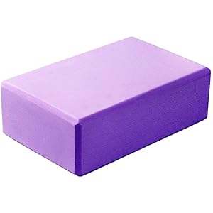 Yoga Blocks Moisture Resistant High Density Foam Fitness Bricks for Pilates, Yoga Blocks,Foam support Brick,Yoga Block High-density EVA Materials Stretch Exercise Fitness Gym Workout Support Block Chi
