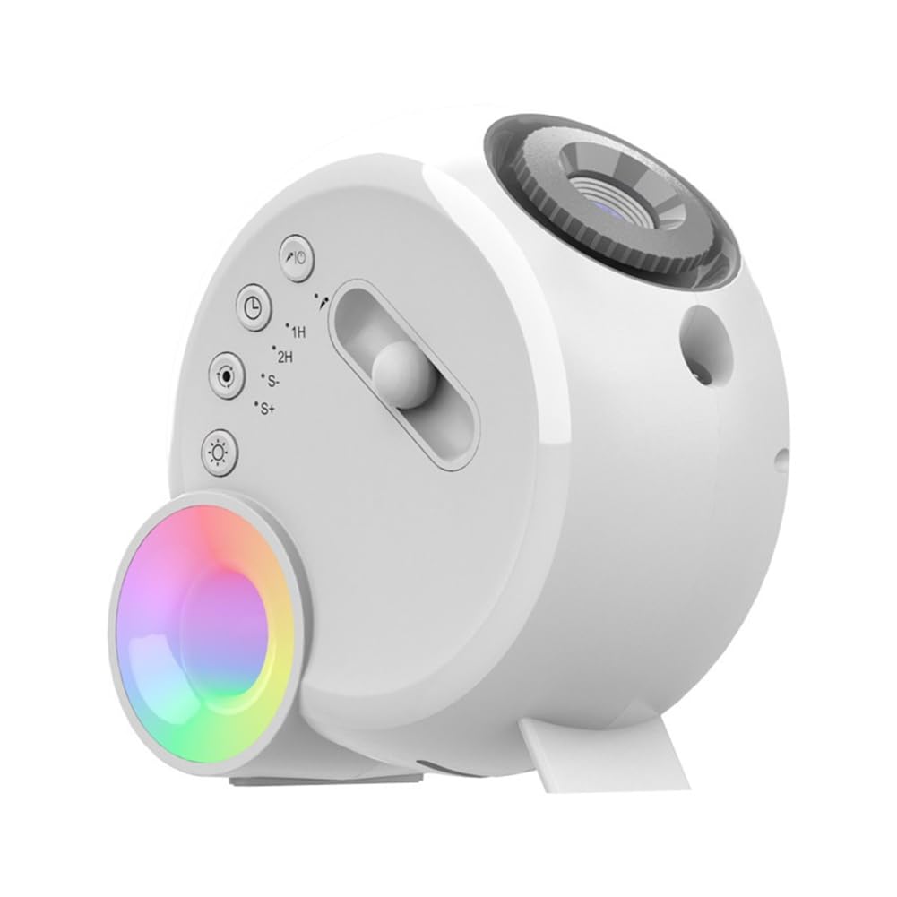 Projektor Galaxy Star z lampką nocną RGB i głośnikiem Bluetooth, USB, LED, księżycowa, 13 slajdów, do sypialni, pokoju gier, dla dzieci