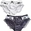 2 Pack Lace Trim Panties