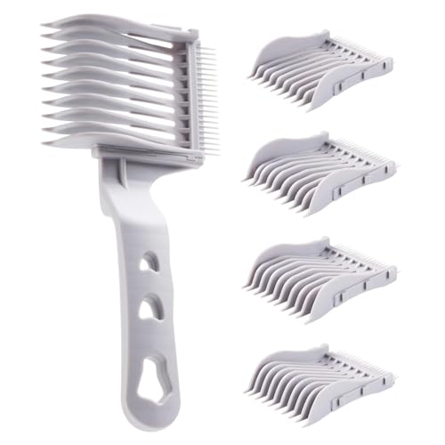 Peine para degradado 4 en 1 desmontable gris miniatura 1