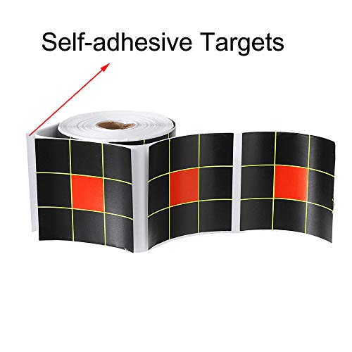 Pistep Splatter Shooting Targets 3 Inch Reactive Paper Target Stickers 250Pcs Self Adhesive Target Roll For Indoor And Outdoor Range - Bb Gun, Pellet Gun, Airsoft, Rifle #TOP4