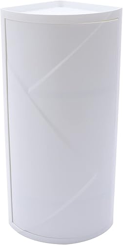 Miniatura 6 de Estante esquinero de baño, armario esquinero de almacenamiento de cosméticos, estante de almacenamiento de encimera o estante de pared, estante
