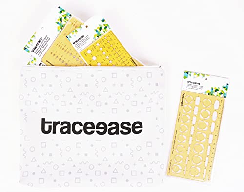 Traceease Multi,Pattern Jewelry Template For Rings- Stones- Diamond Size & Weight Estimator Drafting Tools Stencils- Pack Of 10 Pieces #TOP5