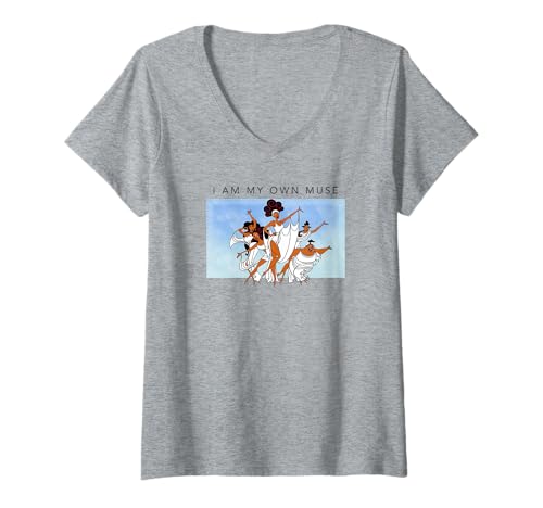 T-shirt Hercule Disney femme col V à porter pour vos sorties décontractées
