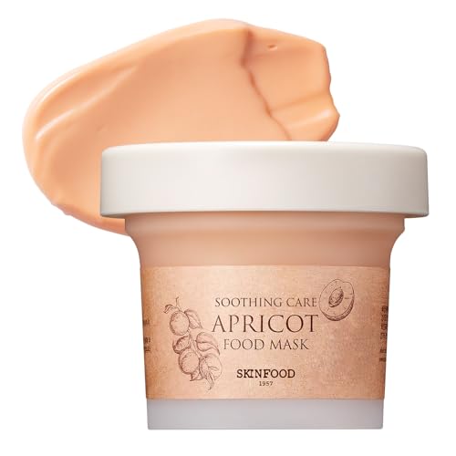 SKIN FOOD albicocca alimentazione mask 120g (4,23 once) - pore compensazione e skin mask lenitivo wash-off con i pink calamine, sano e pelle liscia, texture doccia-proof, tested pelle sicurezza