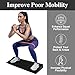 UKIA Large Slant Board Squat Wedge - Heel Elevated Squat Platform for Weightlifting & Mobility Improvement